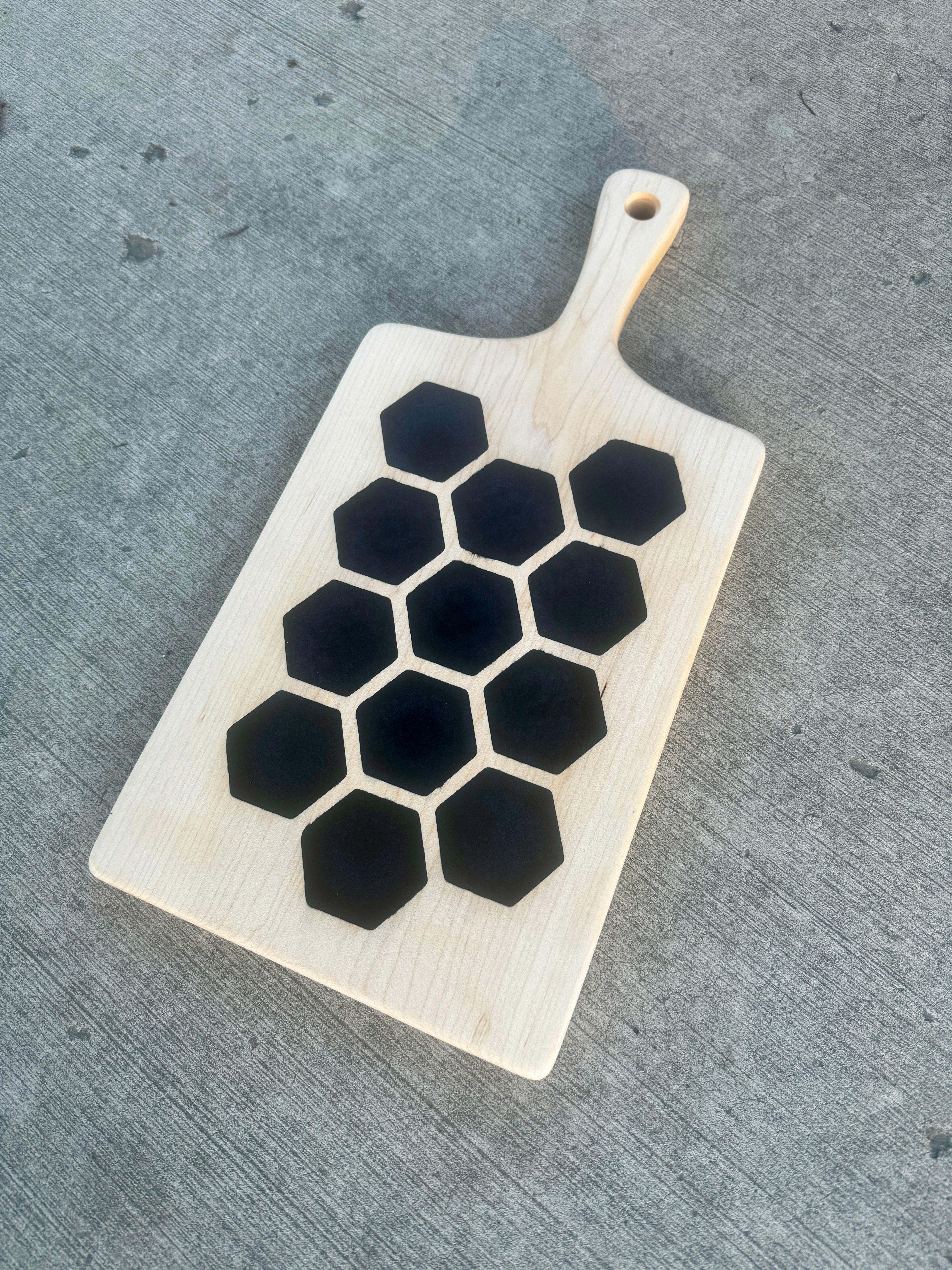 Maple Honeycomb Serving Board