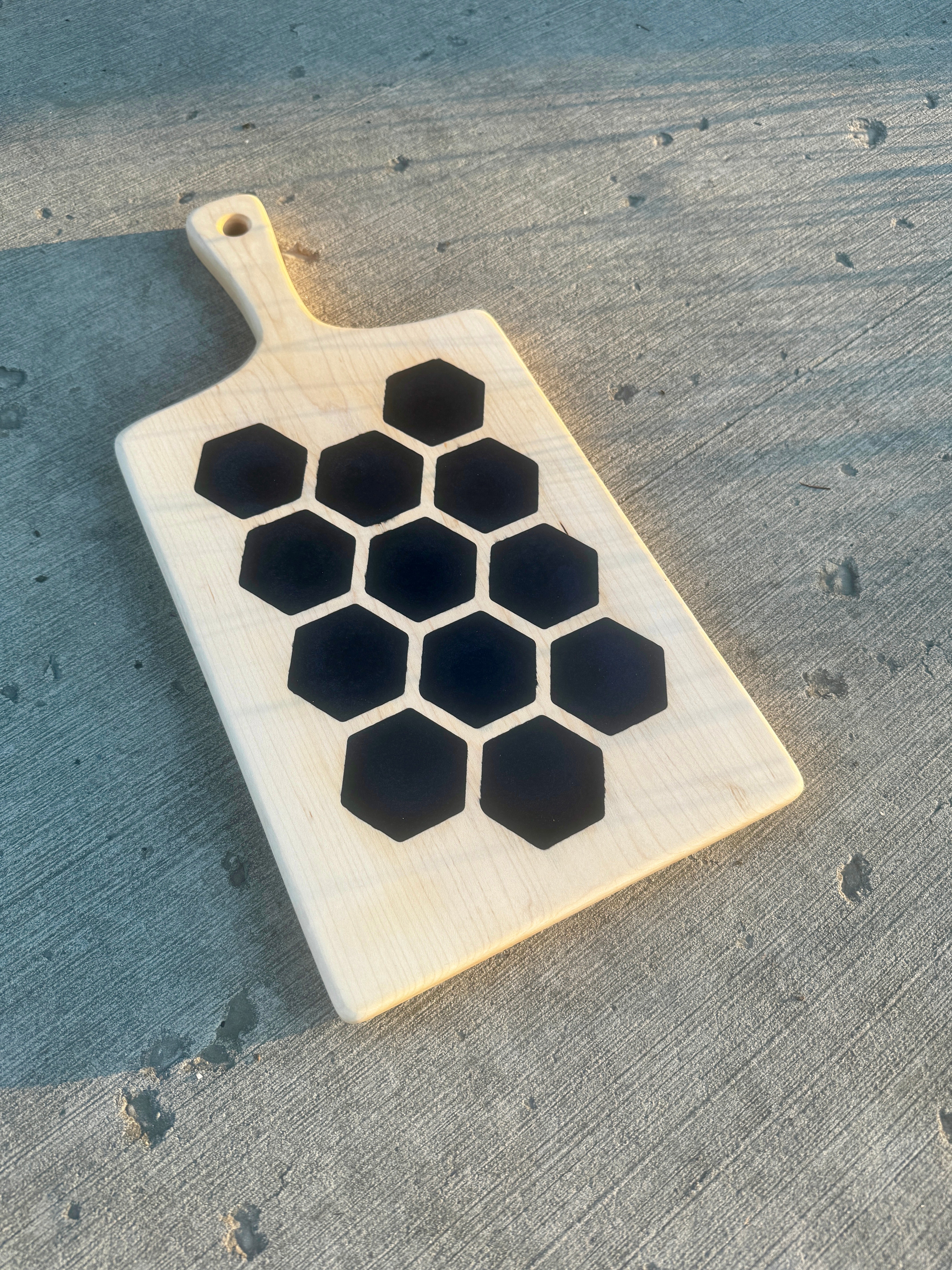 Maple Honeycomb Serving Board